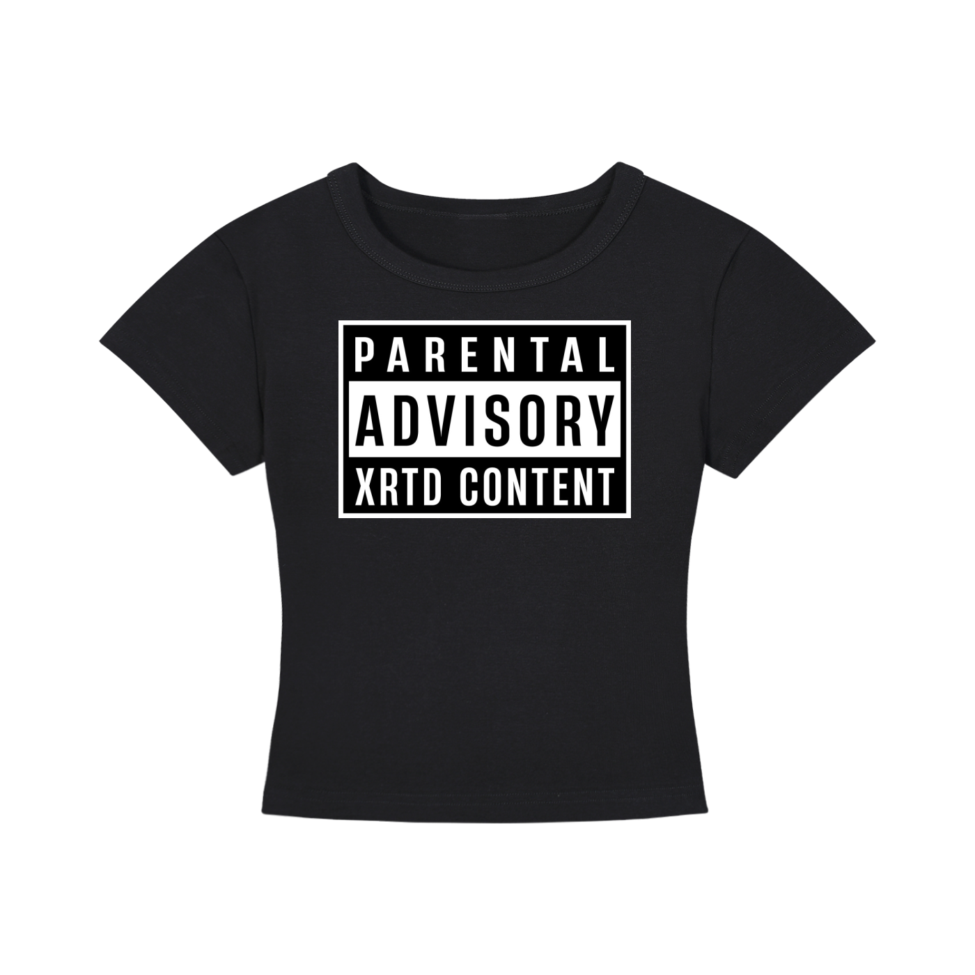 Parental Advisory Cropped Tee